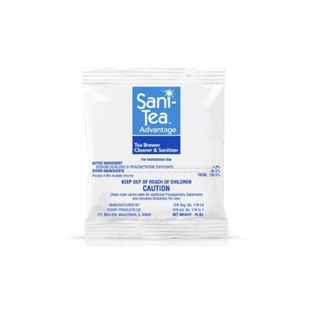 Commercial Sani-Tea Tea Dispenser Cleaner and Sanitizer, PK80 Sani-Tea